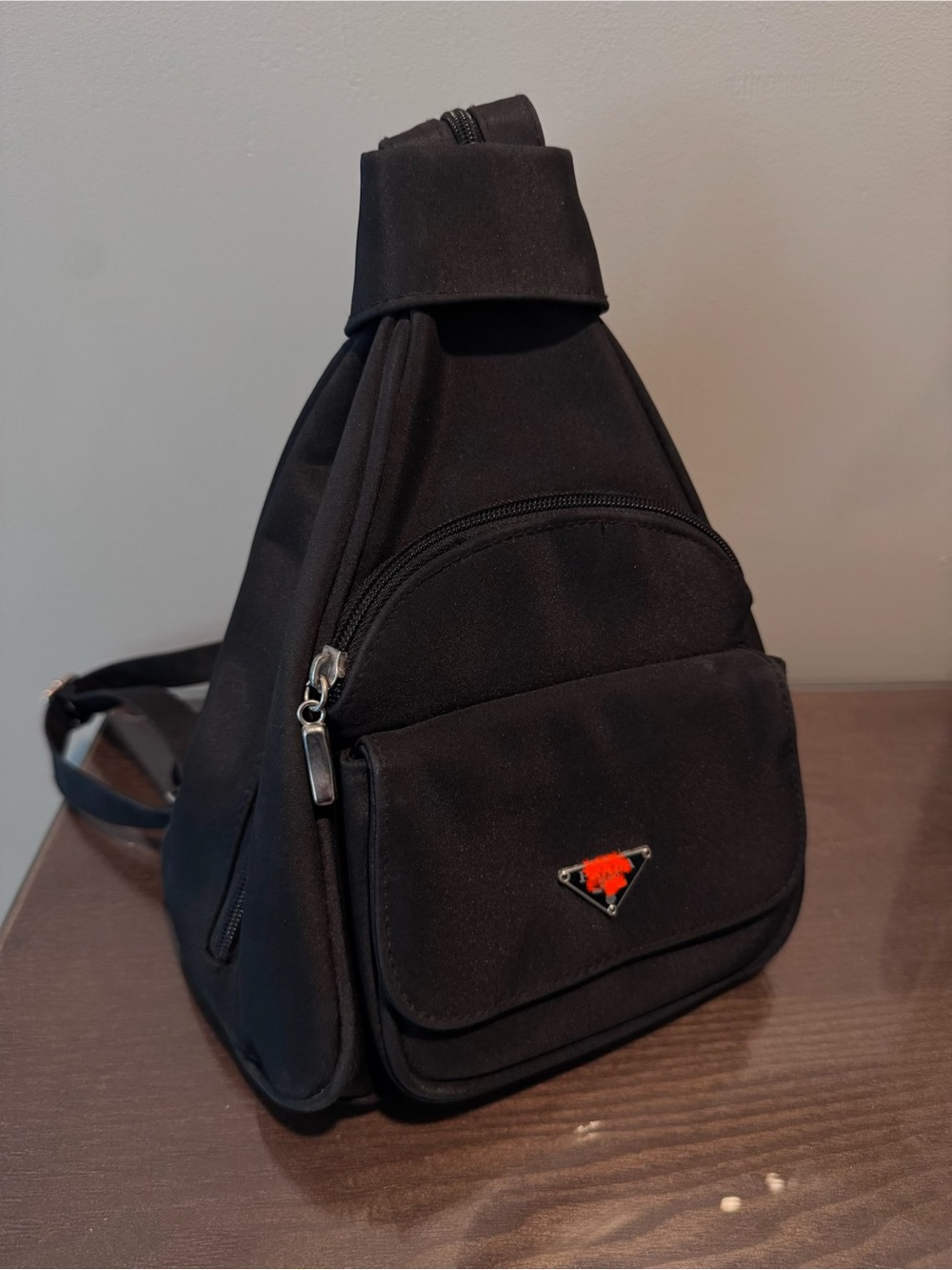 Trending Black Small/Mini Backpack Handbag! EUC